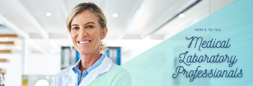 Female Doctor with a confident smile standing in a pathology lab or histology lab